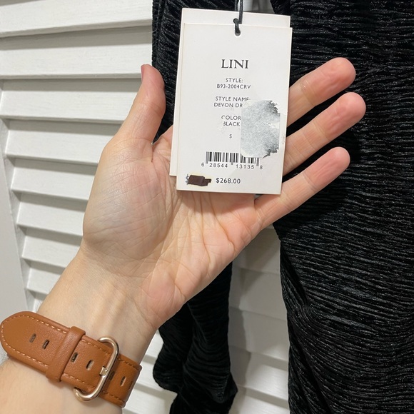 LINI ruched dress NWT - Picture 3 of 4